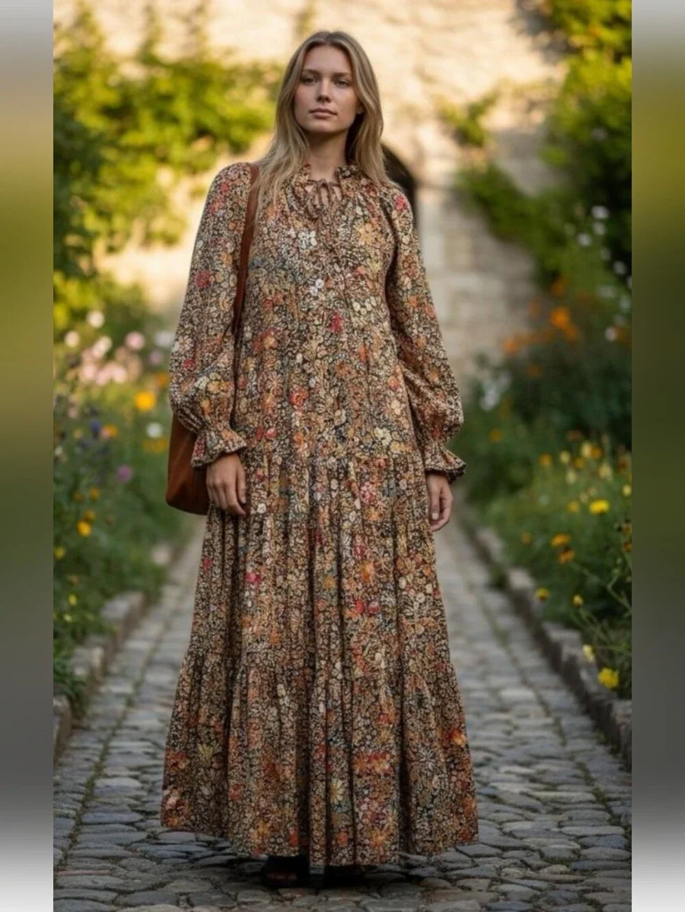 Free People Floral Maxi Dress